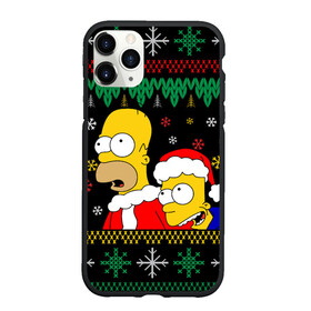 Чехол для iPhone 11 Pro матовый с принтом БАРТ И ГОМЕР СИМПСОНЫ НОВОГОДНИЙ в городе Новоалтайск, Силикон |  | Тематика изображения на принте: 2021 | 2022 | bart | christmas | homer | merry | merry christmas | new year | simpson | simpsons | snow | ugly chris | winter | барт | барт симпсон | гомер | гомер симпсон | зима | новогодний | новогодняя | новый год | рождественский | рожд