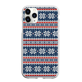 Чехол для iPhone 11 Pro Max матовый с принтом Knitted Christmas Pattern в городе Новоалтайск, Силикон |  | christmas | holiday | knitted pattern | new year | pattern | snowflakes | texture | вязаный узор | новый год | праздник | рождество | снежинки | текстура | узор