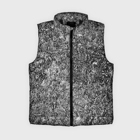 Женский жилет утепленный 3D с принтом Germ of the world в городе Новоалтайск,  |  | dark | horror | surreal | монстры | мрачное | страшное | сюрреализм