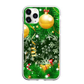 Чехол для iPhone 11 Pro матовый с принтом Новогоднее Настроение (Елка) в городе Новоалтайск, Силикон |  | 2022 | елка | елочные игрушки | елочные шарики | зимнее настроение | новогоднее настроение | новый год | новый год 2022 | снежинки