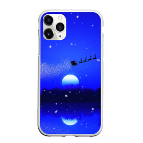 Чехол для iPhone 11 Pro Max матовый с принтом НОВОГОДНЯЯ НОЧЬ 2022 | NIGHT SANTA CLAUS в городе Новоалтайск, Силикон |  | Тематика изображения на принте: 2022 | beast | merry christmas | new year | red bow | santa hat | snow | tiger | winter | winter is coming | year of the tiger | год тигра | дед мороз | животные | звери | зверь | зима | зима 2022 | зима близко | новог | новогодни