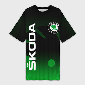 Платье-футболка 3D с принтом SKODA SPORT  GRADIENT  ШКОДА СПОРТ в городе Новоалтайск,  |  | auto | automobile | car | carbon | crossover | fabia | karoq | kodiaq | machine | motor | motor car | octavia | skoda | sport | sport car | superb | yeti | авто | автомашина | бренд | ети | знак | легковой автомобиль | марка | октавия | рапид | седан | си