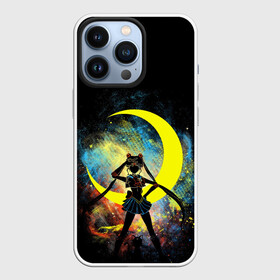 Чехол для iPhone 13 Pro Sailormoon Сейлормун на фоне звезд: в городе Новоалтайск, | | sailormoon | зашита | звезды | луна | лунная призма | сейлормун