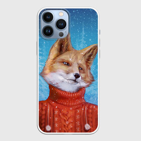 Чехол для iPhone 13 Pro Max с принтом НОВОГОДНИЙ ЛИС | CHRISTMAS FOX в городе Новоалтайск,  |  | 2022 | christmas | fox | merry | new | snow | winter | year | год | зима | лис | лиса | лисица | новый | рождество | рыжая | рыжий | снег