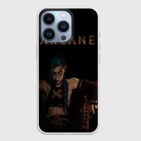 Чехол для iPhone 13 Pro с принтом Arcane :: Джинкс Паудэр в городе Новоалтайск,  |  | аркейн джинкс | джинкс с пушкой | персонаж аркейн | сестра вай | синеволосая девушка