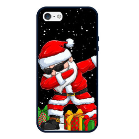 Чехол для iPhone 5/5S матовый с принтом SANTA, DAB в городе Новоалтайск, Силикон | Область печати: задняя сторона чехла, без боковых панелей | 2021 | 2022 | bad | christmas | dab | happy | merry | merry christmas | new year | santa | snow | sweater | ugly christmas | winter | деб | дэб | зима | новогодний | новогодняя | новый год | рождественский | рождественский свитер | рождеств
