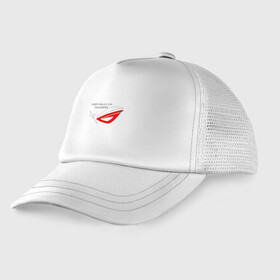 Детская кепка тракер с принтом ROG Gaming Рог Гейминг в городе Новоалтайск, Козырек - 100% хлопок. Кепка - 100% полиэстер, Задняя часть - сетка | универсальный размер, пластиковая застёжка | asus | cybersport | republic of gamers | rog | rog gaming | асус | киберспорт