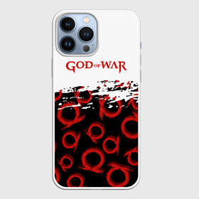 Чехол для iPhone 13 Pro Max с принтом God of War Logo Pattern. в городе Новоалтайск,  |  | Тематика изображения на принте: ascension | betrayal | chains of olympus | cratos | ghost of sparta | god of war | hack and slash | kratos | logo | бог войны | год ов вар | год оф вар | игра | кратос | лого | логотип | эмблема