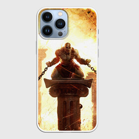 Чехол для iPhone 13 Pro Max с принтом GOD OF WAR КРАТОС В ЦЕПЯХ в городе Новоалтайск,  |  | Тематика изображения на принте: ascension | betrayal | chains of olympus | cratos | ghost of sparta | god of war | hack and slash | kratos | logo | ragnarok | бог войны | год ов вар | год оф вар | игра | кратос | лого | логотип | рагнарёк | цепи | эмблема