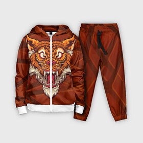 Детский костюм 3D с принтом Тигр Evil в городе Новоалтайск,  |  | tiger | восточный тигр | год тигра | кошка | тигр | тигренок | хищник