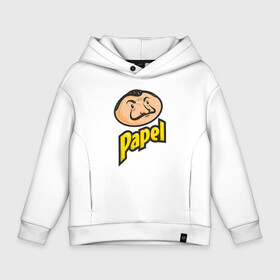 Детское худи Oversize хлопок с принтом Papel Face в городе Новоалтайск, френч-терри — 70% хлопок, 30% полиэстер. Мягкий теплый начес внутри —100% хлопок | боковые карманы, эластичные манжеты и нижняя кромка, капюшон на магнитной кнопке | blla ciao | la casa de papel | money heist | netflix | spain | банк | белла чао | берлин | богота | бумажный дом | грабитель | дали | денвер | деньги | испания | маска | москва | найроби | нетфликс | ограбление | осло | профессор