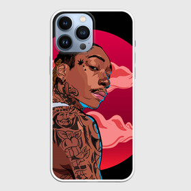Чехол для iPhone 13 Pro Max с принтом Стильный Виз в городе Новоалтайск,  |  | hip hop | rap | rep | wiz halifa | wiz khalifa | виз халифа | исполнители | исполнитель | музыка | реп