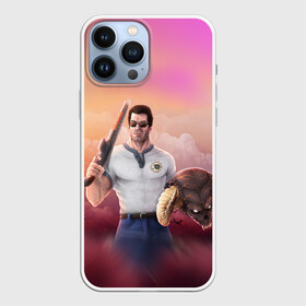 Чехол для iPhone 13 Pro Max с принтом Крутой Сэм | Убитый демон в городе Новоалтайск,  |  | demon | game | serious engine | serious sam | xbox | аркада | голова демона | демон | игра | игры | крутой сэм | сериус сам | сериус сэм | серьёзный сэм | сириус сем | стрелялка | шутер
