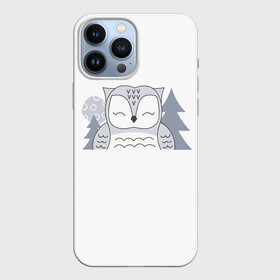 Чехол для iPhone 13 Pro Max с принтом Умиляющая совушка в городе Новоалтайск,  |  | мило | милота | няшность | сова | совёнок | совушка | совы