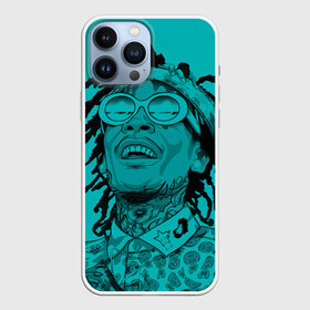 Чехол для iPhone 13 Pro Max с принтом Арт с Виз Халифом в городе Новоалтайск,  |  | hip hop | rap | rep | wiz halifa | wiz khalifa | виз халифа | исполнители | исполнитель | музыка | реп