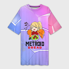 Платье-футболка 3D с принтом Metroid Dread Самус Аран в городе Новоалтайск,  |  | action | игра | мэторойдо дореддо | охотница | приключения | роботы | самус аран | экшен