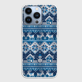 Чехол для iPhone 13 Pro с принтом Christmas Pattern в городе Новоалтайск,  |  | background | christmas | deer | holiday | house | knitted pattern | new year | pattern | snow | snowflakes | snowman | texture | winter | вязаный узор | домик | зима | новый год | олени | праздник | рождество | снег | снеговик | снежинки | текстура | узор