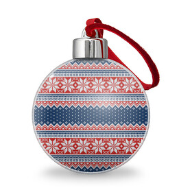 Ёлочный шар с принтом Knitted Pattern в городе Новоалтайск, Пластик | Диаметр: 77 мм | background | christmas | holiday | knitted pattern | new year | pattern | snowflakes | texture | вязаный узор | новый год | паттерн | праздник | рождество | снежинки | текстура | узор | фон