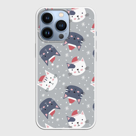 Чехол для iPhone 13 Pro с принтом КОТЫ НОВОГОДНИЙ в городе Новоалтайск,  |  | 2021 | 2022 | cat | christmas | merry | merry christmas | new year | snow | sweater | ugly christmas | winter | зима | кис | киска | кот | котейка | котик | коты | котяра | кошка | кошки | новогодний | новогодняя | новый год | рождест | рож