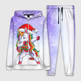 Женский костюм 3D с принтом Xmas Unicorn Dabbing   Рождественский Единорог Даб в городе Новоалтайск,  |  | christmas | dabbing | santa | unicorn | даббинг | дед мороз | единорог | зима | новый год | радуга | радужный | рождество | санта | снег | снежинка | юникорн