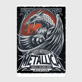 Магнитный плакат 2Х3 с принтом Metallica - Michigan playbill Grand Rapids в городе Новоалтайск, Полимерный материал с магнитным слоем | 6 деталей размером 9*9 см | beak | group | hard rock | metallica | michigan | music | playbill | thrash metall | usa | wings | афиша | группа | клюв | крылья | металлика | мичиган | музыка | сша | тяжёлый рок