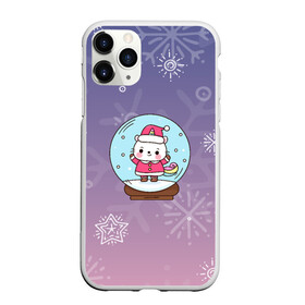 Чехол для iPhone 11 Pro Max матовый с принтом Happy New Year 2022. Сat 3 в городе Новоалтайск, Силикон |  | 2022 | 22 | ball | cat | happy new year | holiday | new year | гирлянда | кот | котенок | новый год | праздник | рождество | шар