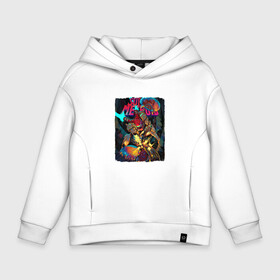 Детское худи Oversize хлопок с принтом Power | Metroid Dread в городе Новоалтайск, френч-терри — 70% хлопок, 30% полиэстер. Мягкий теплый начес внутри —100% хлопок | боковые карманы, эластичные манжеты и нижняя кромка, капюшон на магнитной кнопке | Тематика изображения на принте: game | logo | mercurysteam | metroid dread | metroid fusion | samus aran | игра | компьютерная игра | лого | логотип | метроид дреад | мэтройдо дореддо | самус аран | эмблема