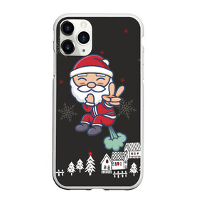 Чехол для iPhone 11 Pro матовый с принтом Плохой Санта 2022 Bad Santa в городе Новоалтайск, Силикон |  | Тематика изображения на принте: 2022 | год тигра | новый год | новый год 2022 | символ года | тигр | тигренок | тигрица | тигры