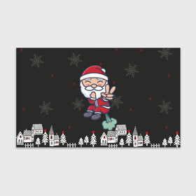 Бумага для упаковки 3D с принтом Плохой Санта 2022 Bad Santa в городе Новоалтайск, пластик и полированная сталь | круглая форма, металлическое крепление в виде кольца | 2022 | год тигра | новый год | новый год 2022 | символ года | тигр | тигренок | тигрица | тигры