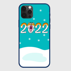 Чехол для iPhone 12 Pro Max с принтом Надпись 2022 Новый год в городе Новоалтайск, Силикон |  | 2022 | год тигра | новый год | новый год 2022 | символ года | тигр | тигренок | тигрица | тигры