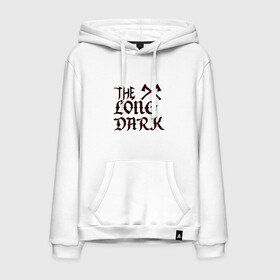 Мужская толстовка с принтом The Long Dark 2 в городе Новоалтайск, френч-терри, мягкий теплый начес внутри (100% хлопок) | карман-кенгуру, эластичные манжеты и нижняя кромка, капюшон с подкладом и шнурком | аляска | выживание | игра | надпись | топор