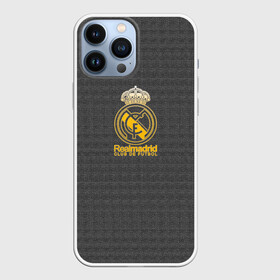 Чехол для iPhone 13 Pro Max с принтом Real Madrid graphite theme в городе Новоалтайск,  |  | real | real madrid | испания | королевский клуб | ла лига | лига чемпионов | мадрид | реал | реал мадрид | сливочные | футбол