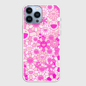 Чехол для iPhone 13 Pro Max с принтом MURAKAMI PINK   МУРАКАМИ РОЗОВЫЙ в городе Новоалтайск,  |  | Тематика изображения на принте: cute flowers | flower superflat | flowers | murakami | pop art | superflat | takashi murakami | милые цветочки | мураками | ромашки | такаси мураками | такаши мураками | цветочки | цветы