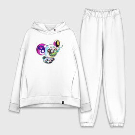 Женский костюм хлопок Oversize с принтом Takashi Murakami Такаси Мураками ДОБ в городе Новоалтайск,  |  | art | japan | pop art | smile | takashi murakami | абстракционизм | арт | безубие | графика | доб | искусство | красочный | монстрик | поп арт | современное искусство | такаси мураками | такаши мураками
