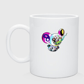Кружка керамическая с принтом Takashi Murakami Такаси Мураками ДОБ в городе Новоалтайск, керамика | объем — 330 мл, диаметр — 80 мм. Принт наносится на бока кружки, можно сделать два разных изображения | art | japan | pop art | smile | takashi murakami | абстракционизм | арт | безубие | графика | доб | искусство | красочный | монстрик | поп арт | современное искусство | такаси мураками | такаши мураками