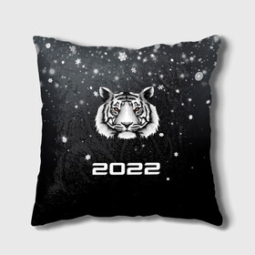 Подушка 3D с принтом Новогодний тигр символ 2022. в городе Новоалтайск, наволочка – 100% полиэстер, наполнитель – холлофайбер (легкий наполнитель, не вызывает аллергию). | состоит из подушки и наволочки. Наволочка на молнии, легко снимается для стирки | 2022 | merry christmas | год тигра | зима близко | нг | новогодний | новогодний тигр | новогодняя символика | новый год | новый год 2022 | рождество | символ 2022 года | снег | снежинки | тигр