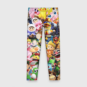 Детские леггинсы 3D с принтом SUPER SMASH BROS ГЕРОИ ИГРЫ в городе Новоалтайск, полиэстер 85%, спандекс 15% | эластичный пояс, зауженный крой | Тематика изображения на принте: sonic | super smash | альпинисты | байонетта | боузер | дейзи | джиглипафф | донки конг | изабель | кирби | линк | луиджи | луцина | марио | метанайт | мьюту | пикачу | пит | пичу | пэкмен | ридли | рихтер | рой | рю