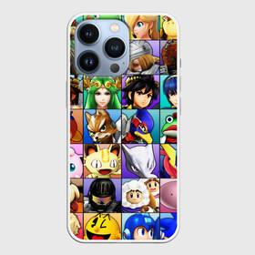 Чехол для iPhone 13 Pro с принтом SUPER SMASH ALL HEROES  | СУПЕР СМАШ БРОС в городе Новоалтайск,  |  | sonic | super smash | альпинисты | байонетта | боузер | дейзи | джиглипафф | донки конг | изабель | кирби | линк | луиджи | луцина | марио | метанайт | мьюту | пикачу | пит | пичу | пэкмен | ридли | рихтер | рой | рю
