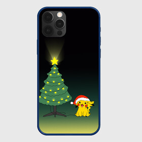 Чехол для iPhone 12 Pro Max с принтом Пикачу с Ёлкой в городе Новоалтайск, Силикон |  | Тематика изображения на принте: pikachy | гирлянда | елка | пикачу | покемон | шарики | электричество