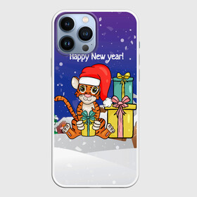 Чехол для iPhone 13 Pro Max с принтом Новый год 2022   Тигр с подарками в городе Новоалтайск,  |  | Тематика изображения на принте: 2022 | год тигра | новый год | новый год 2022 | символ года | тигр | тигренок | тигрица | тигры