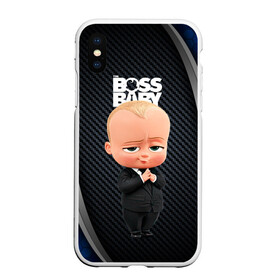 Чехол для iPhone XS Max матовый с принтом BOSS black blue в городе Новоалтайск, Силикон | Область печати: задняя сторона чехла, без боковых панелей | baby | boss | boss baby | босс | босс молокосос | маленький босс | малыш | мальчик | молокосос | ребенок