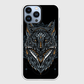 Чехол для iPhone 13 Pro Max с принтом ЭТНИЧЕСКАЯ ЛИСА   FOX ABSTRACT в городе Новоалтайск,  |  | abstract | fox | fox head | foxy | абстракция | голова лисы | животные | звери | лиса | этническая лиса | этно | этно лиса