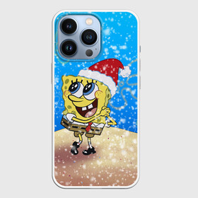 Чехол для iPhone 13 Pro с принтом НОВОГОДНИЙ ГУБКА БОБ КВАДРАТНЫЕ ШТАНЫ в городе Новоалтайск,  |  | 2022 | 22 | bikini | bob | bottom | brbyb | christmas | merry | new | ocean | sea | sponge | spongebob | squarepants | water | year | бикини | боб | боттом | вода | год | губка | дно | квадратные | море | новый | океан | рождество | спанч |
