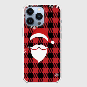 Чехол для iPhone 13 Pro с принтом Новогодний Санта. в городе Новоалтайск,  |  | 2022 | happy new year | merry christmas | год тигра | зима близко | нг | новогодний | новогодний тигр | новогодняя символика | новый год | новый год 2022 | рождество | символ 2022 года | снег | снежинки | тигр