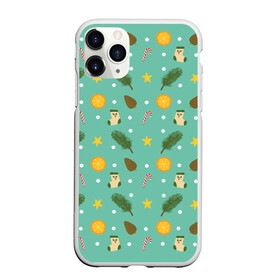Чехол для iPhone 11 Pro матовый с принтом Cozy pattern Зимний узор в городе Новоалтайск, Силикон |  | зима | минимализм | рождество | уют