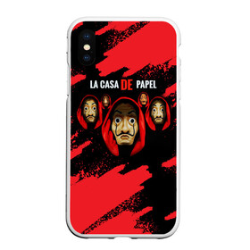 Чехол для iPhone XS Max матовый с принтом СЕРИАЛ БУМАЖНЫЙ ДОМ, LA CASA DE PAPEL BELLA CIAO в городе Новоалтайск, Силикон | Область печати: задняя сторона чехла, без боковых панелей | bella ciao | la casa de papel | бумажный дом | ла каса де | ла каса де папель | ла каса де пепел | лакаса | сериал | фильм