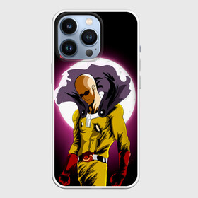 Чехол для iPhone 13 Pro с принтом Лысый плащ One Punch Man в городе Новоалтайск,  |  | Тематика изображения на принте: hagemanto | one punch man | one punchman | onepunchman | saitama | sensei | аниме | ван панч мен | ванпанчмен | лысый плащ | манга | сайтама | сильнейший человек | учитель | человек одинудар | человек одного удара
