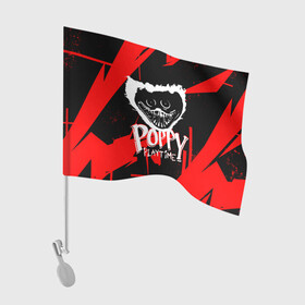 Флаг для автомобиля с принтом POPPY PLAYTIME ХАГИ ВАГИ в городе Новоалтайск, 100% полиэстер | Размер: 30*21 см | poppy playtime | игра | кукла | монстр | плэйтайм | попи плей тайм | попи плэй тайм | попиплейтам | попиплэйтайм | поппи плейтайм | поппиплэйтайм | хагги вагги | хаги ваги | хоррор