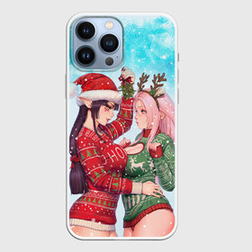 Чехол для iPhone 13 Pro Max с принтом Новогодние эльфийки | 18+ в городе Новоалтайск,  |  | 2022 | christmas | cosplay | elf | elf girl | girl elf | new year | девушки | косплей | красотки | наступающий год | новогодний | новый год | рождественский | рождество | рождество христово | с новым годом | святки | элф | эльф |