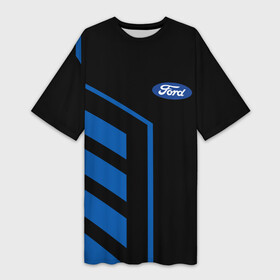 Платье-футболка 3D Форд, Ford: в городе Новоалтайск,  |  | bronco | capri | cougar | crown victoria | econoline | econovan | ecosport | edge | escape | falcon | ford | max | авто | автомобиль | знак | лого | машина | символ | тачка | форд | форт | эмблема